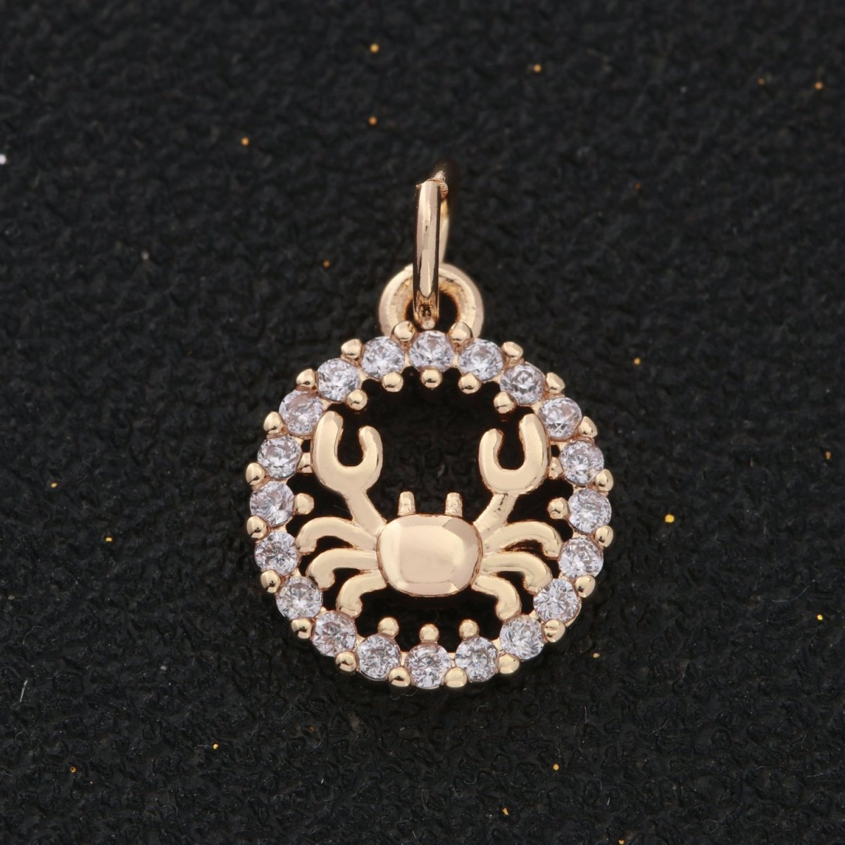 Mini Crab Charm Dainty Wild Crab Beach Animal Under the water inspired for Necklace Earring Bracelet Supply M-749 - DLUXCA