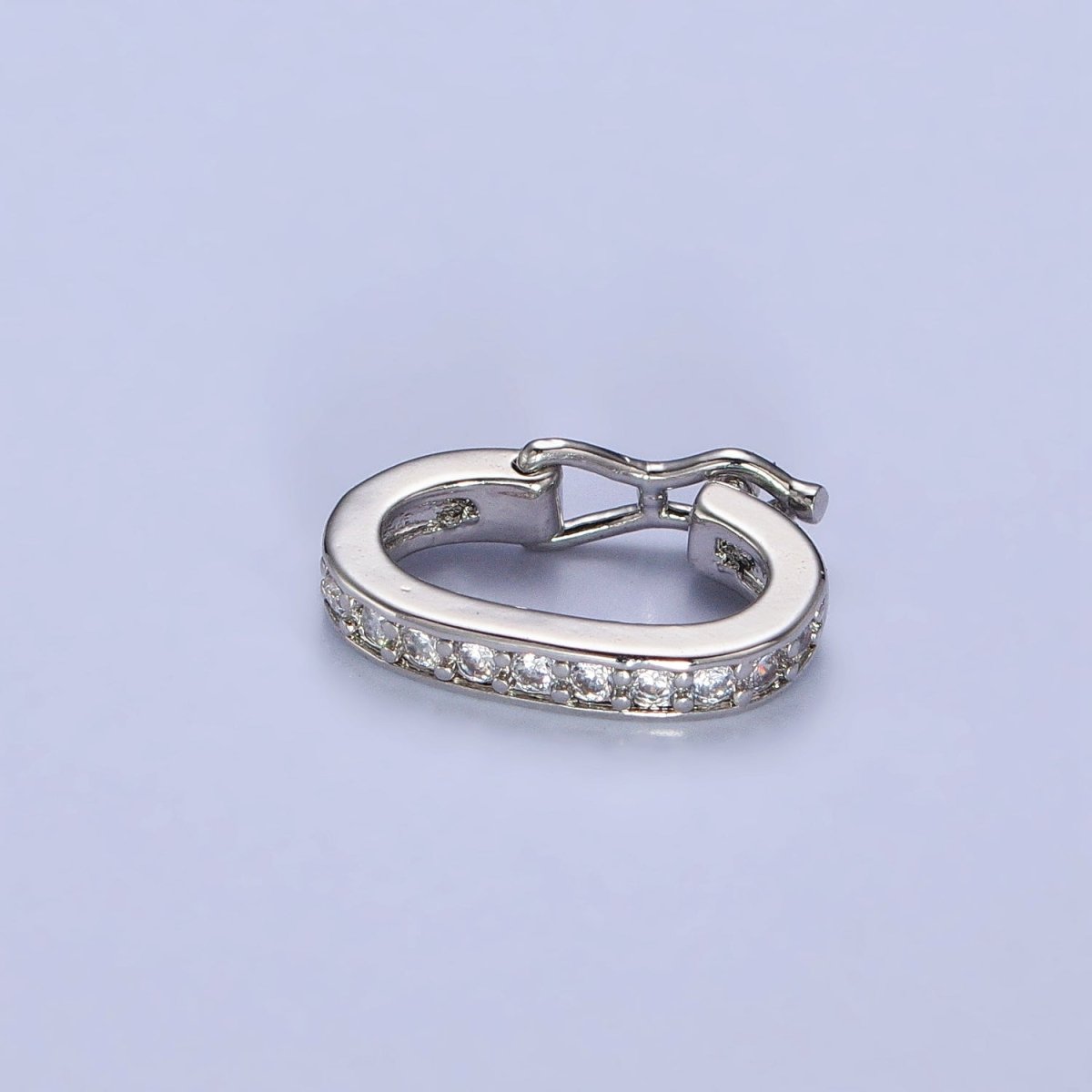 Mini Cubic Oval End Clasp, Jewelry Clasp for Bracelet Necklace End Clasp Gold Plated Finding for Jewelry Making Supplies Z-100 Z-106