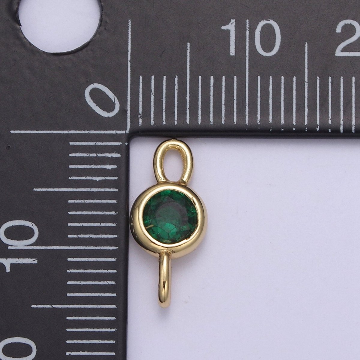 Mini Cz Charm 14.7x6.5mm Cubic Zirconia Link Connectors for jewelry Making Earring Necklace Bracelet connectors F-690~F-693