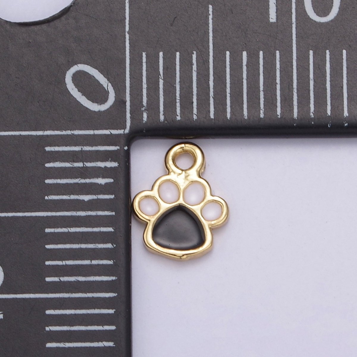 Mini Dog Paw Charm N-870 - DLUXCA