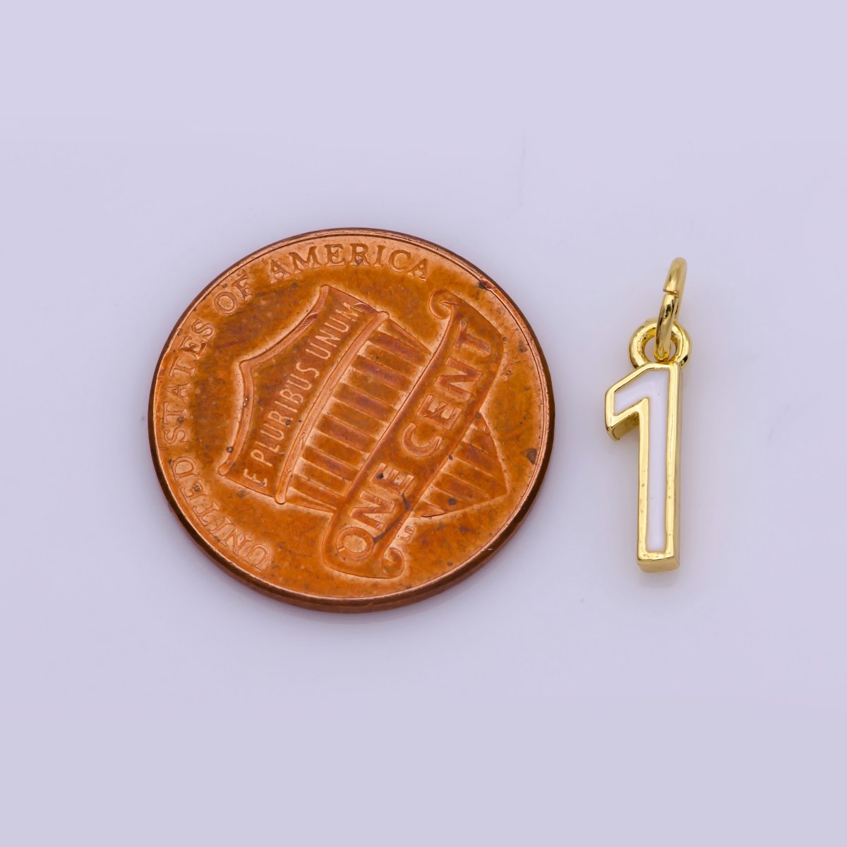 Mini Enamel Number Charm 14k Gold Filled Number Charm Personalized Jewelry Colorful Birthday Lucky Number Age for Necklace Earring Bracelet,M-097-M-106