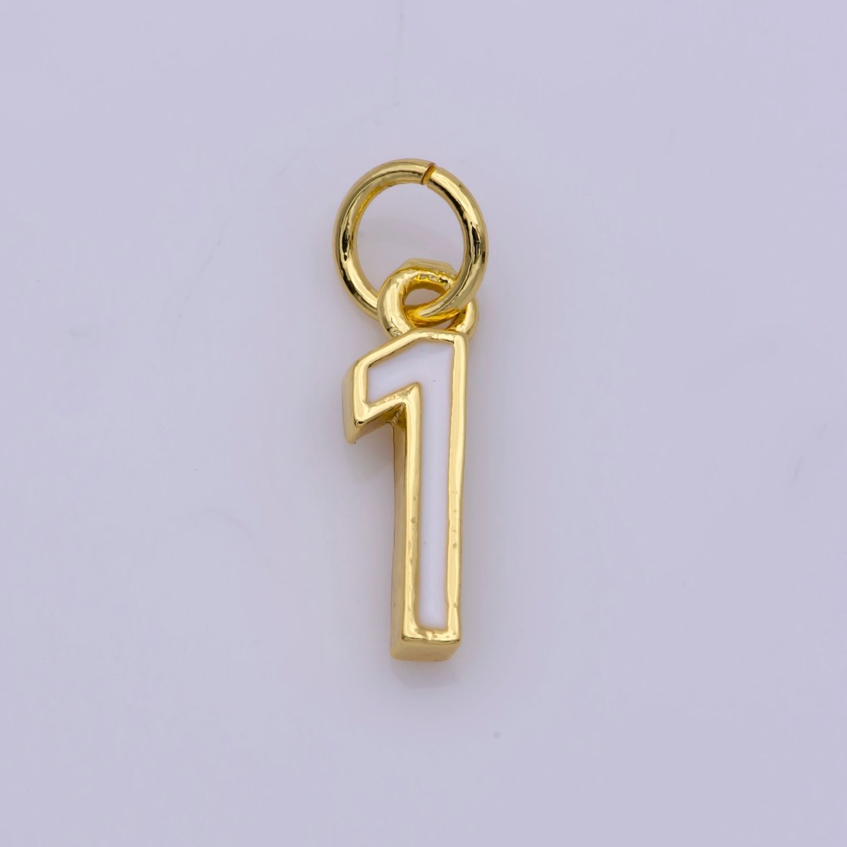 Mini Enamel Number Charm 14k Gold Filled Number Charm Personalized Jewelry Colorful Birthday Lucky Number Age for Necklace Earring Bracelet,M-097-M-106