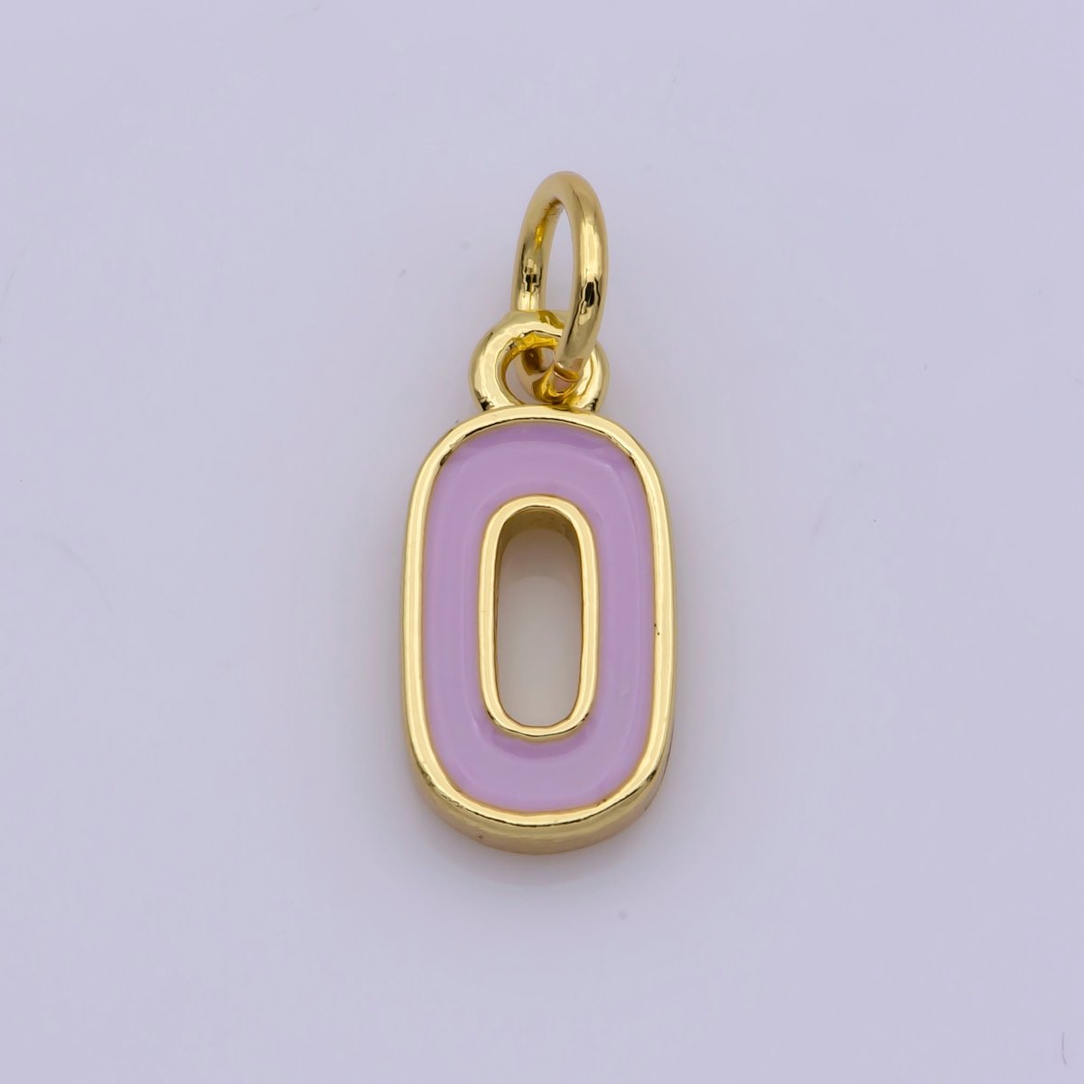 Mini Enamel Number Charm 14k Gold Filled Number Charm Personalized Jewelry Colorful Birthday Lucky Number Age for Necklace Earring Bracelet,M-097-M-106