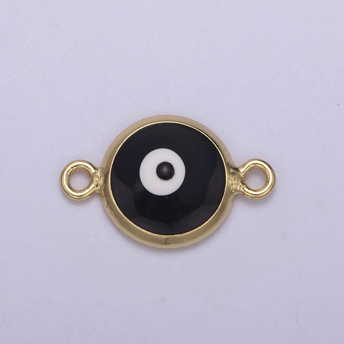 Mini Evil Eye Connector, Gold Filled Evil Eye Jewelry, Lucky Eye Jewelry, Evil Eye Charms, Evil Eye Jewelry, Good Luck Charms Y-434 - Y-443