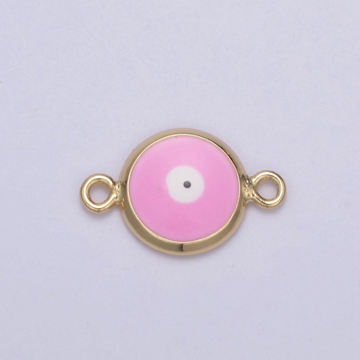 Mini Evil Eye Connector, Gold Filled Evil Eye Jewelry, Lucky Eye Jewelry, Evil Eye Charms, Evil Eye Jewelry, Good Luck Charms Y-434 - Y-443