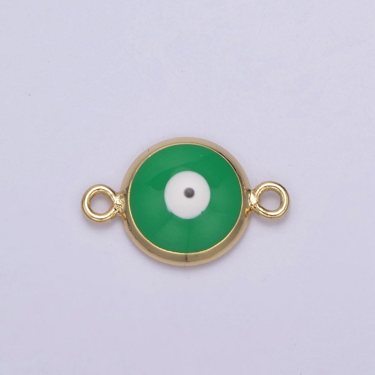 Mini Evil Eye Connector, Gold Filled Evil Eye Jewelry, Lucky Eye Jewelry, Evil Eye Charms, Evil Eye Jewelry, Good Luck Charms Y-434 - Y-443