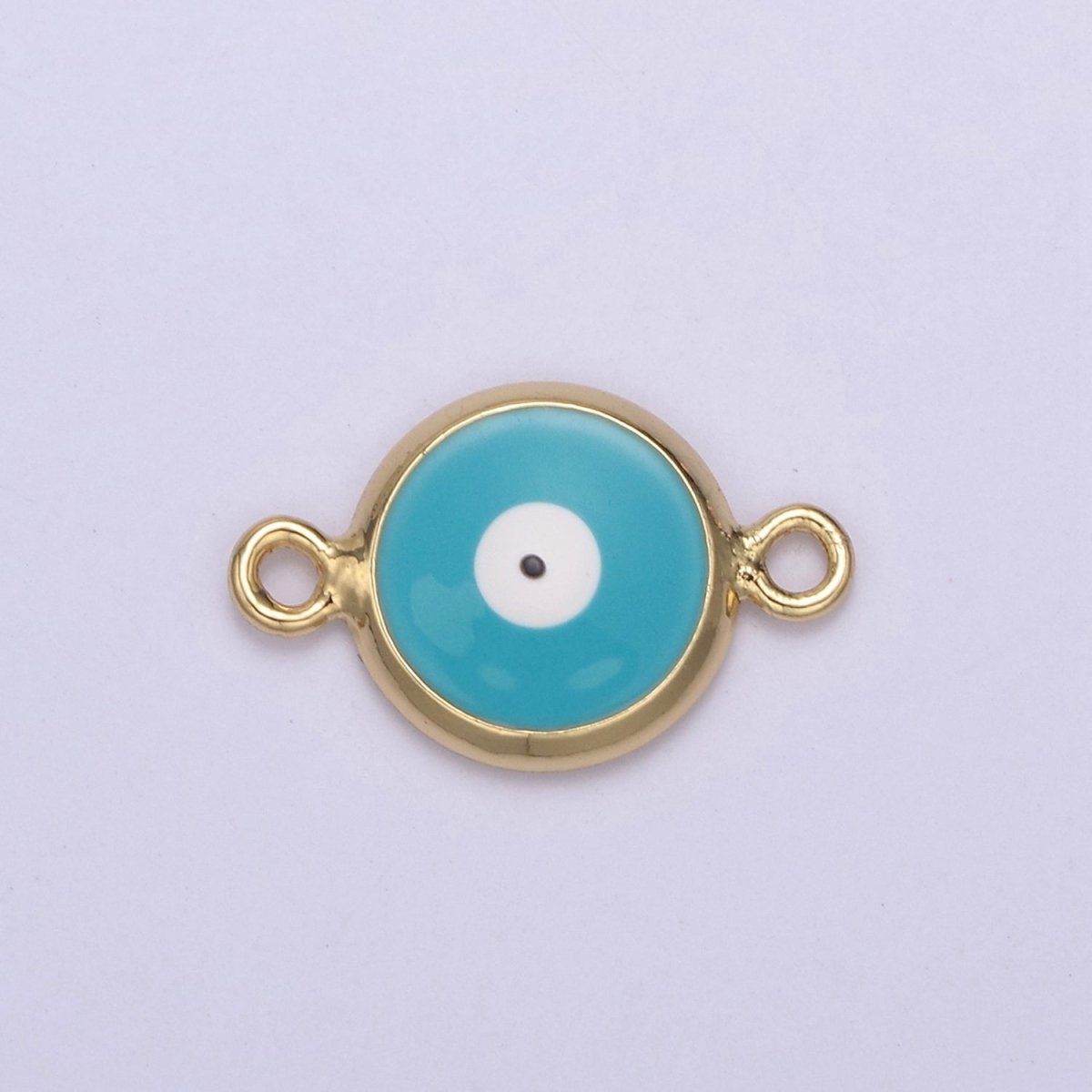 Mini Evil Eye Connector, Gold Filled Evil Eye Jewelry, Lucky Eye Jewelry, Evil Eye Charms, Evil Eye Jewelry, Good Luck Charms Y-434 - Y-443