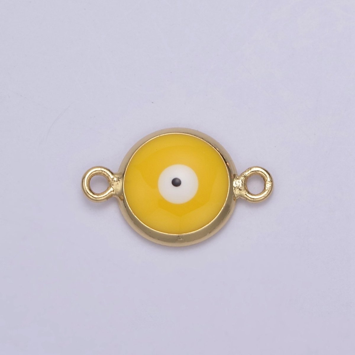 Mini Evil Eye Connector, Gold Filled Evil Eye Jewelry, Lucky Eye Jewelry, Evil Eye Charms, Evil Eye Jewelry, Good Luck Charms Y-434 - Y-443