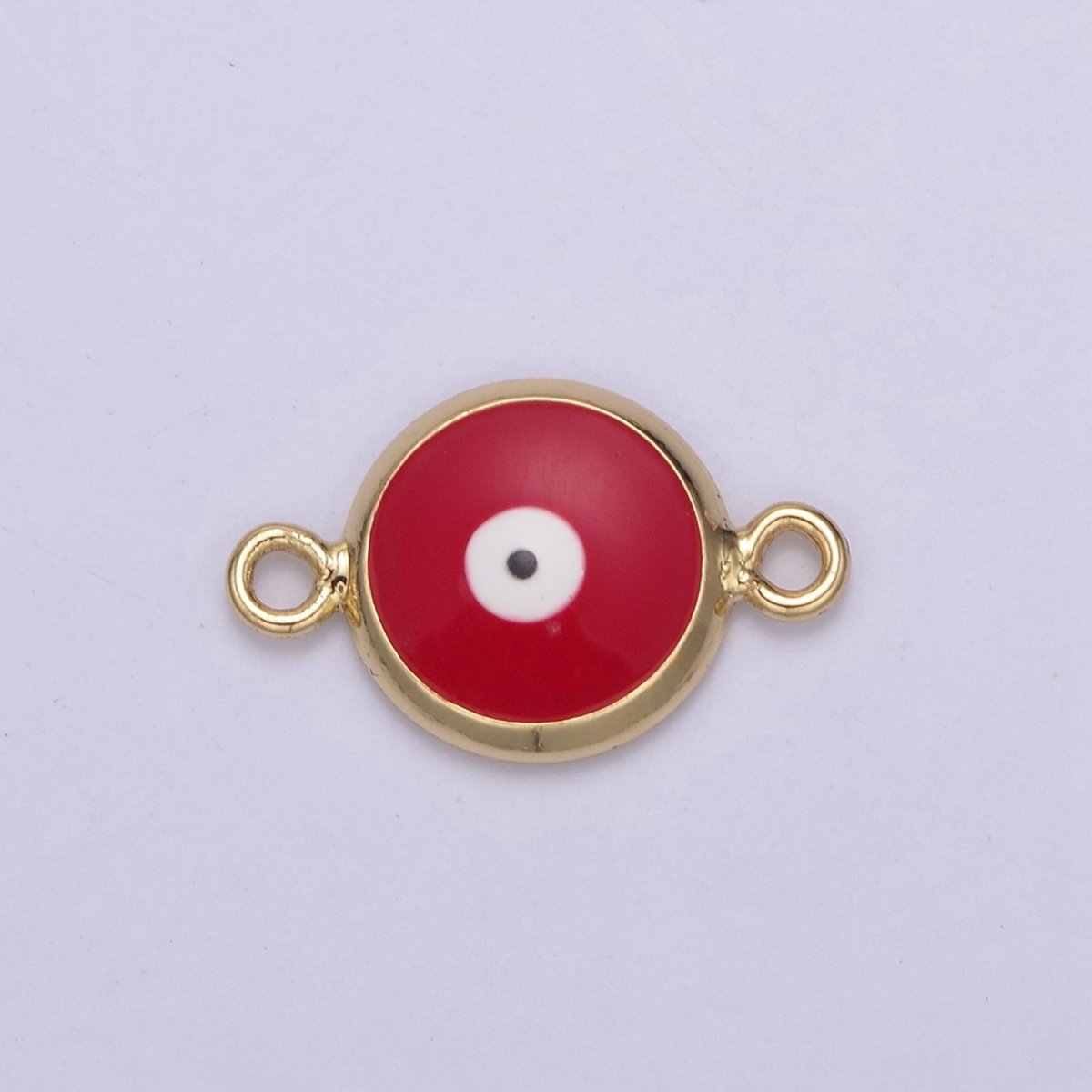 Mini Evil Eye Connector, Gold Filled Evil Eye Jewelry, Lucky Eye Jewelry, Evil Eye Charms, Evil Eye Jewelry, Good Luck Charms Y-434 - Y-443
