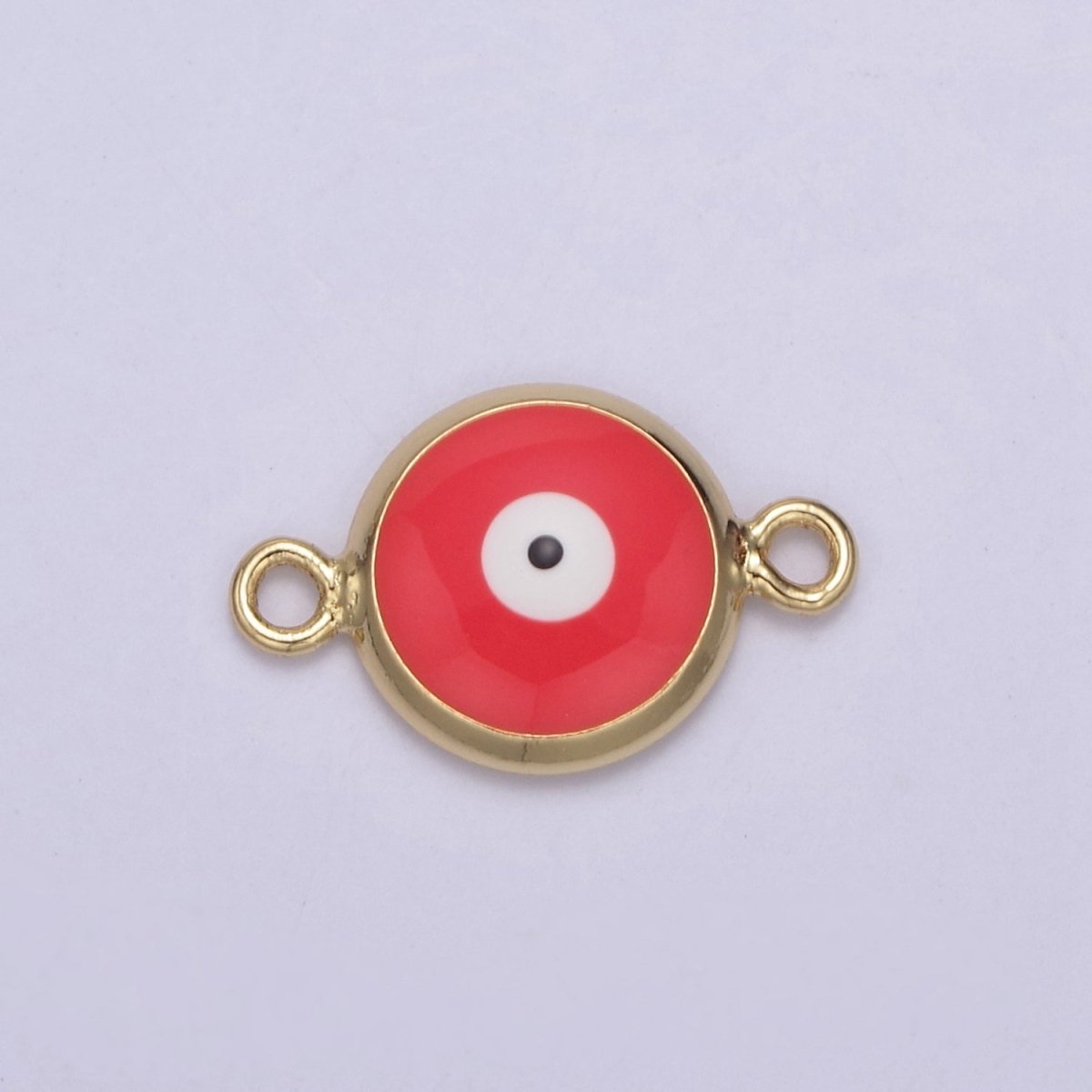 Mini Evil Eye Connector, Gold Filled Evil Eye Jewelry, Lucky Eye Jewelry, Evil Eye Charms, Evil Eye Jewelry, Good Luck Charms Y-434 - Y-443