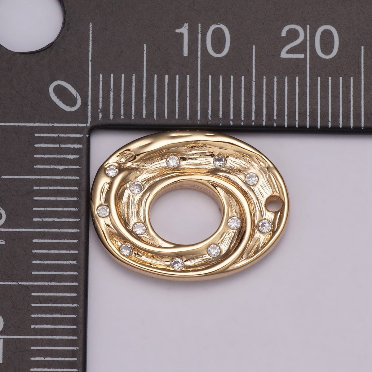 Mini Galaxy Space Charm 18K Gold Filled Celestial Star Charm N-160 - DLUXCA