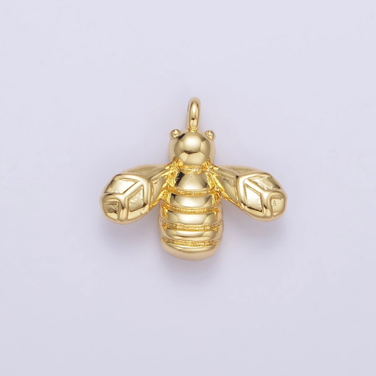Mini Gold Bee Charm Silver Bumble Bee Charm Insect Jewelry Inspired N1087 N1088