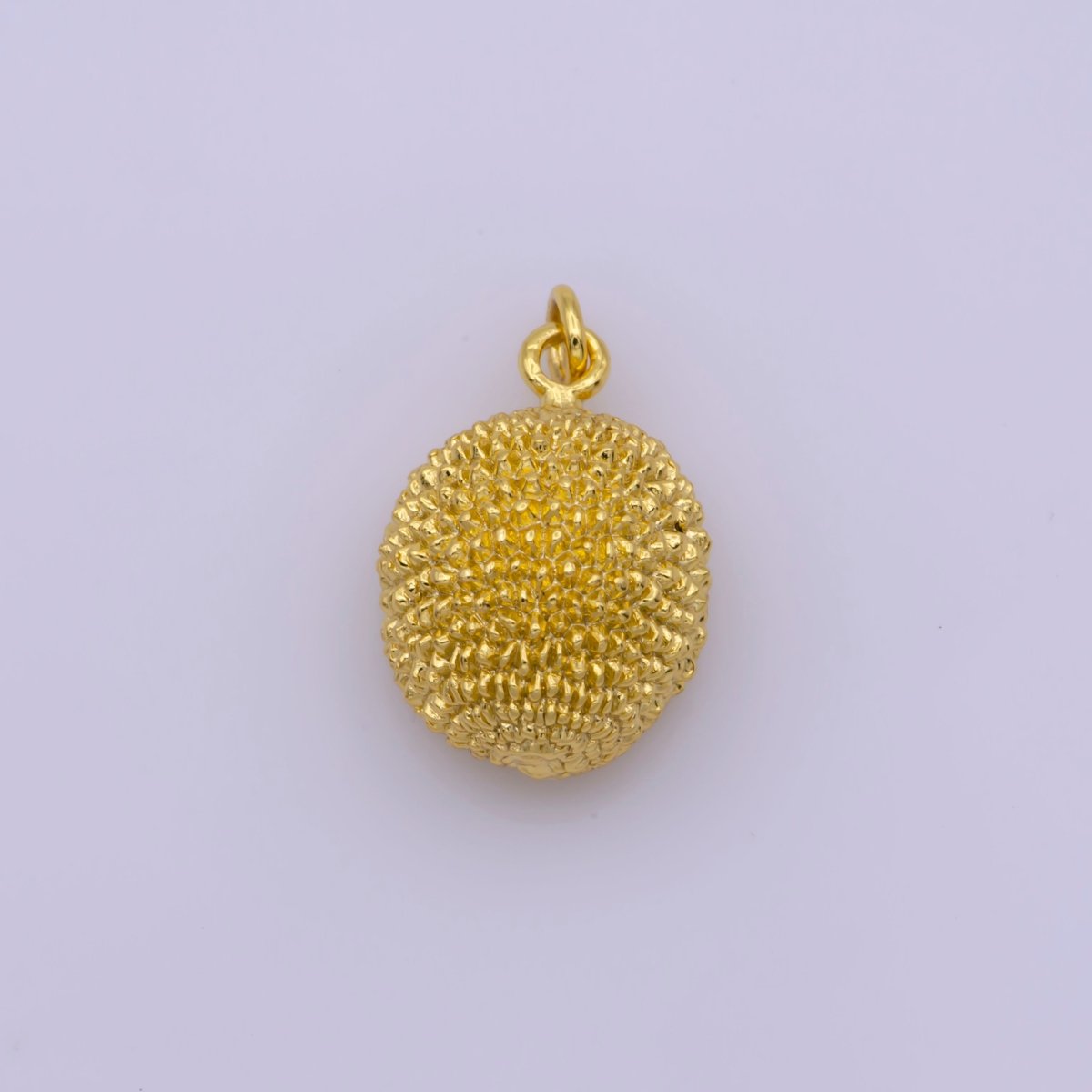 Mini Gold Durian Charm Enamel King of Fruits Pendant M-826 - DLUXCA