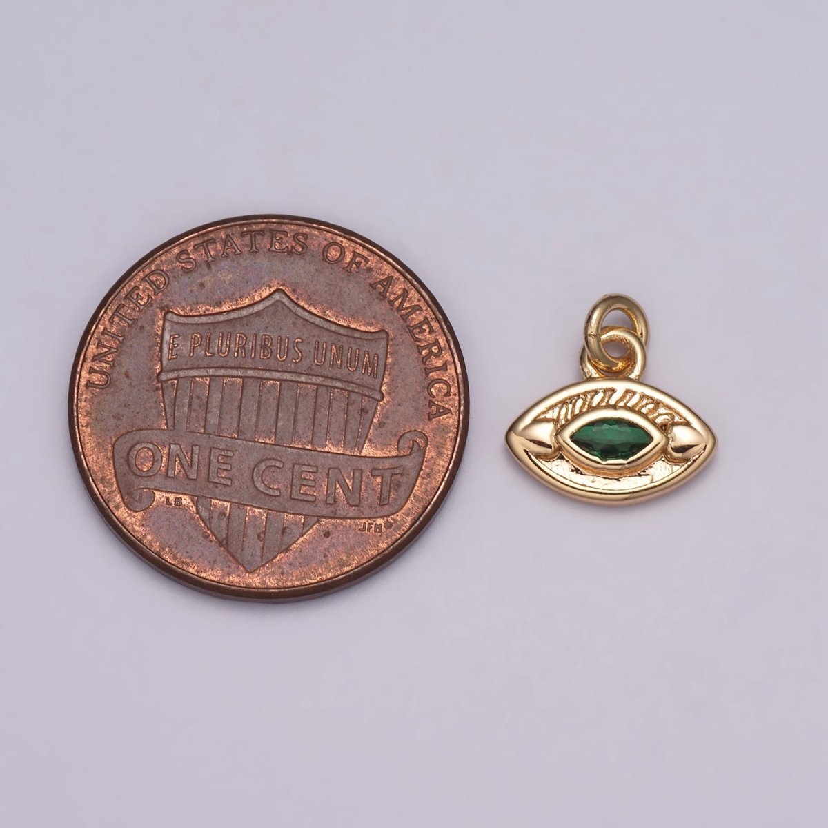 Mini Gold Evil Eye Charm Bracelet Making Craft Minimalist Amulet Cz Jewelry Protection Pendant  Good Luck Lucky Eye Charm E-703-E-706