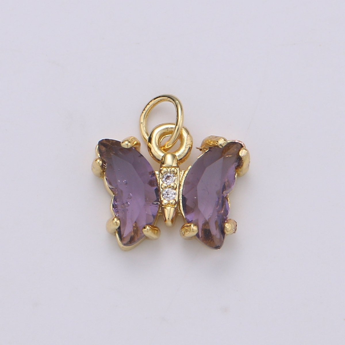 Mini Gold Filled Acrylic Butterfly Charm D813 D819 E023 E025