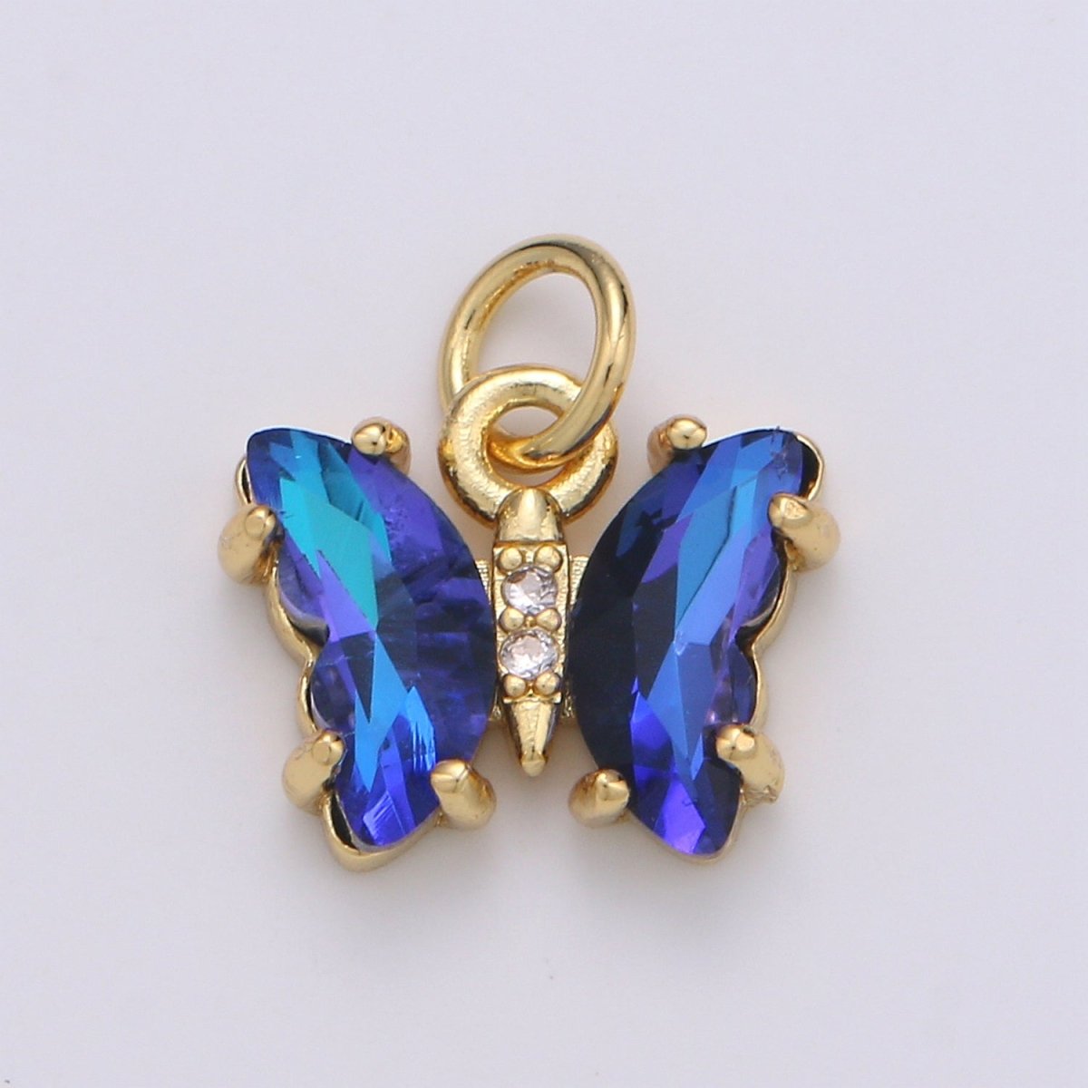 Mini Gold Filled Acrylic Butterfly Charm D813 D819 E023 E025