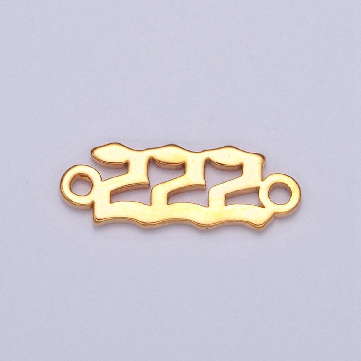 Mini Gold Filled Angel Number Charm Connector Lucky Number for Necklace Bracelet Component G-856~G-864