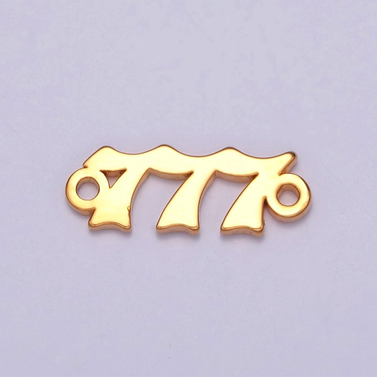 Mini Gold Filled Angel Number Charm Connector Lucky Number for Necklace Bracelet Component G-856~G-864