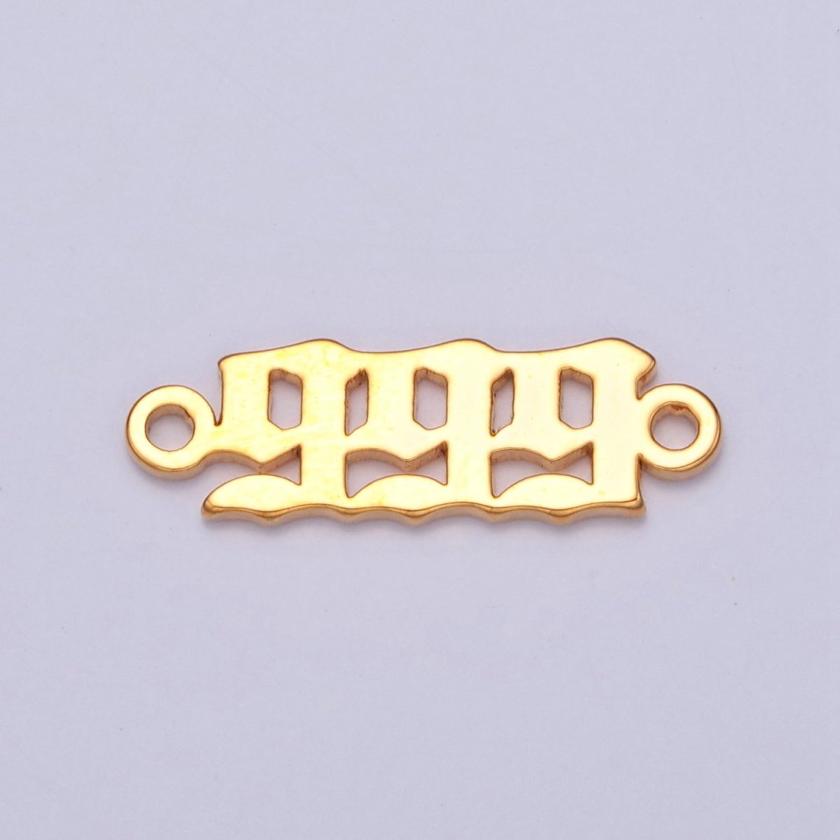 Mini Gold Filled Angel Number Charm Connector Lucky Number for Necklace Bracelet Component G-856~G-864