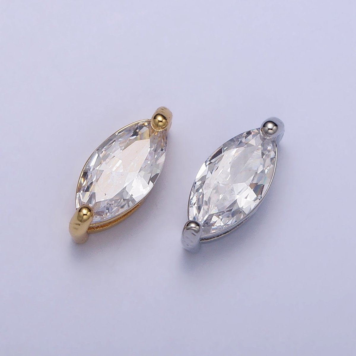 Mini Gold Filled Marquise Bead Spacer Connector 11.6 x 5.1mm for Bracelet Necklace B-816