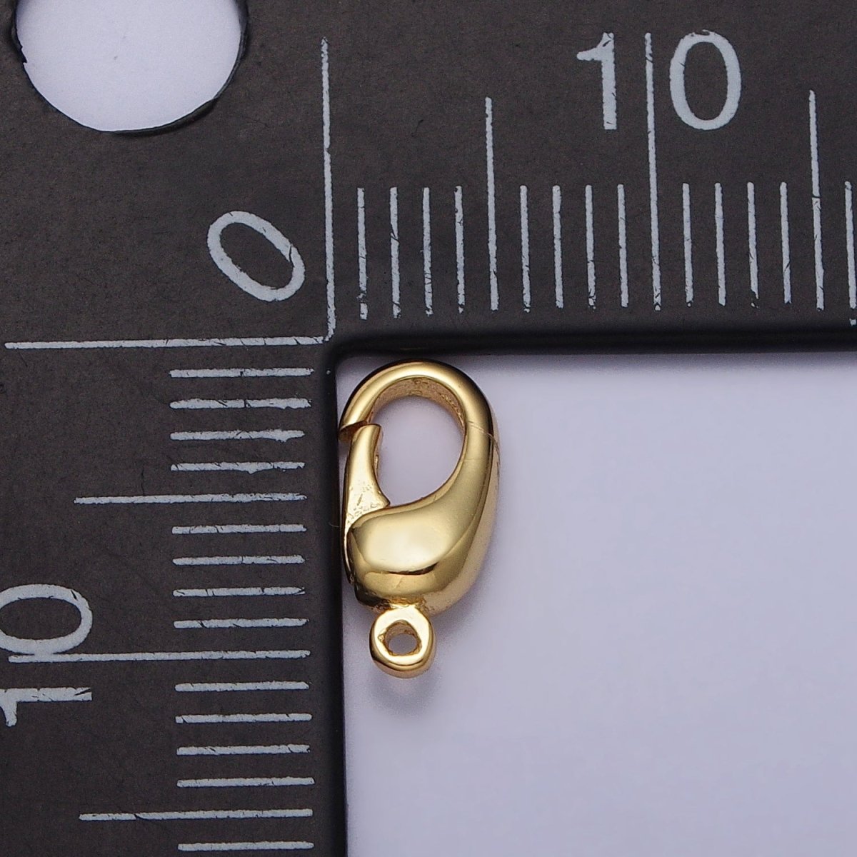 Mini Gold Push Clasp Wholesale Lobster Clasp Silver Lobster Claw for Jewelry Necklace Bracelet Anklet Making, Size 10.5 x 4.9mm Z-151 Z-152