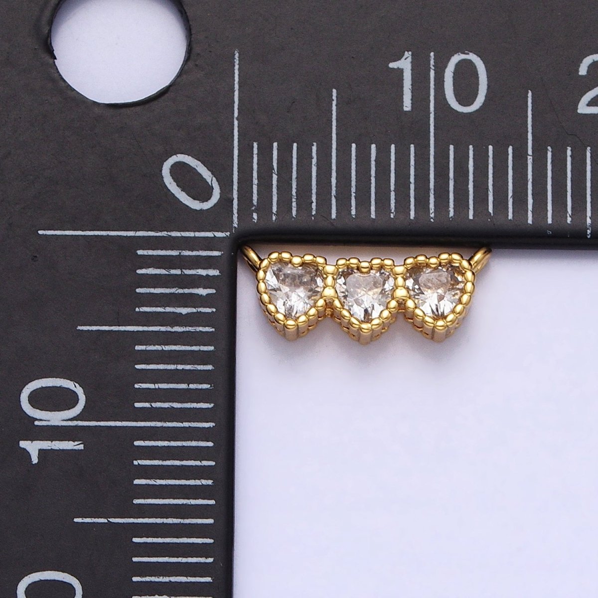 Mini Heart Link Connector Love Charm Connector for Bracelet Necklace Component Y-820