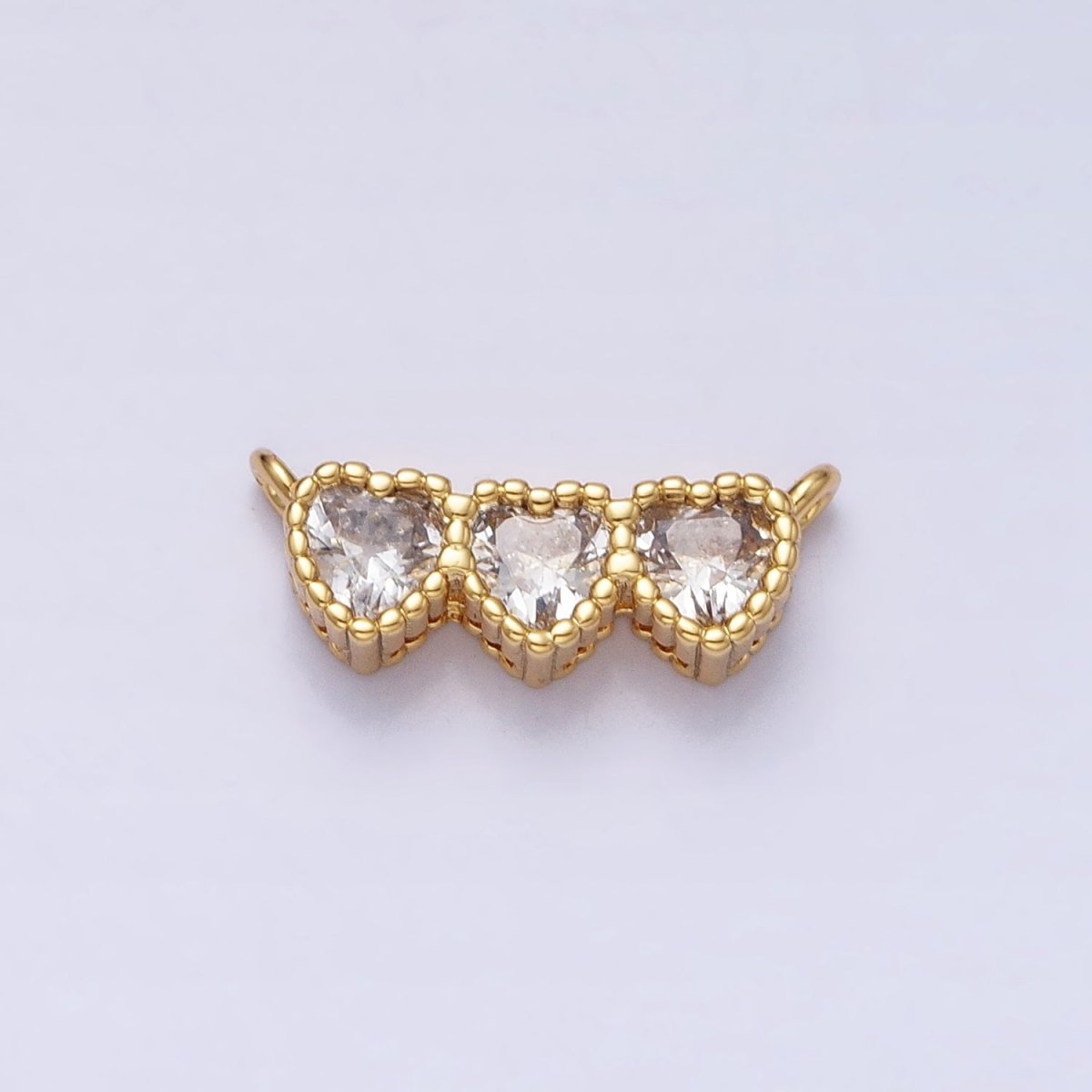 Mini Heart Link Connector Love Charm Connector for Bracelet Necklace Component Y-820