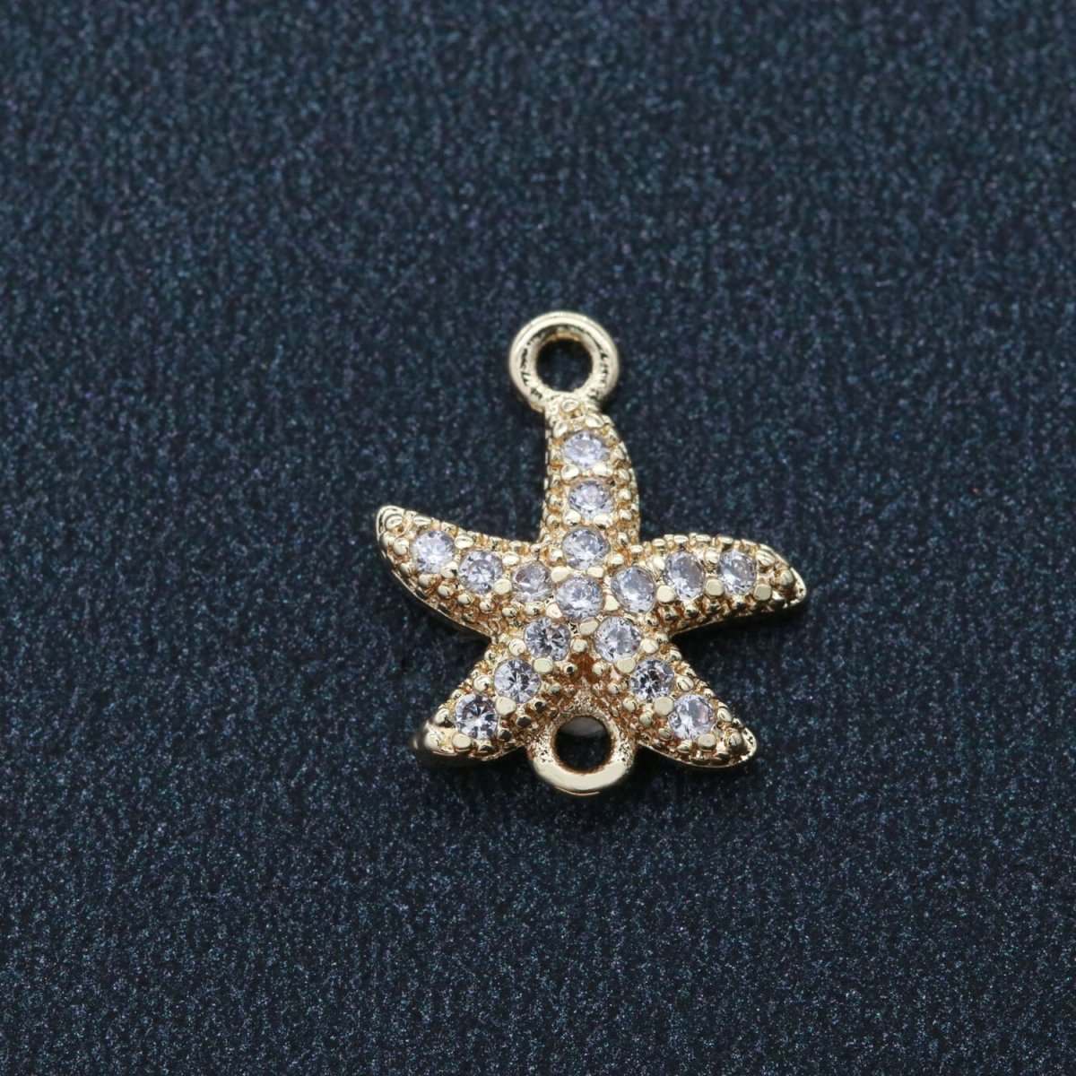 Mini Star Fish Charm Connector for Bracelet Earring Necklace Link Connector F-834