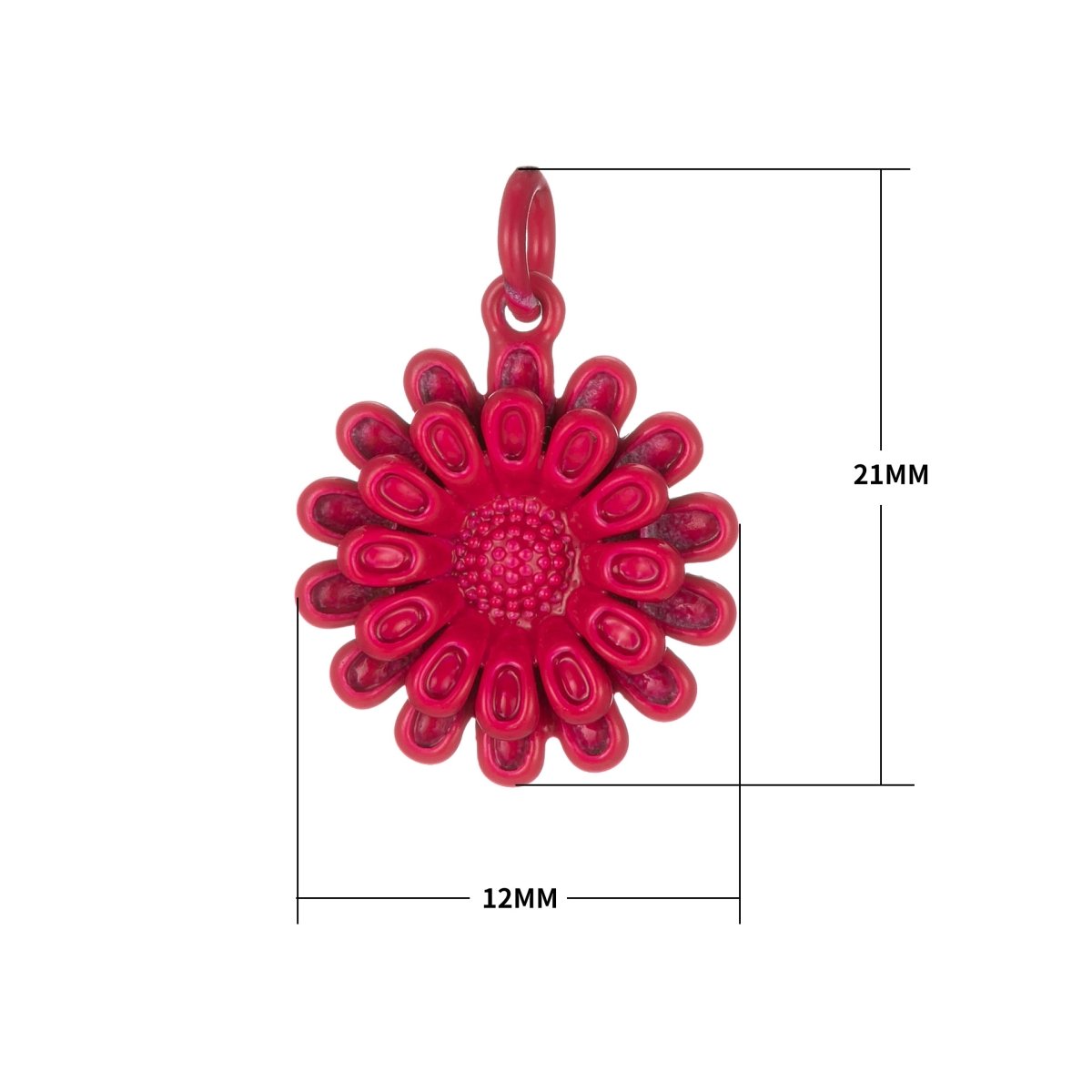 Mini Sun Flower Charm Necklace Bracelet Earring Enamel Floral Charm Summer Y2K Teenager Jewelry E-920 - E-929