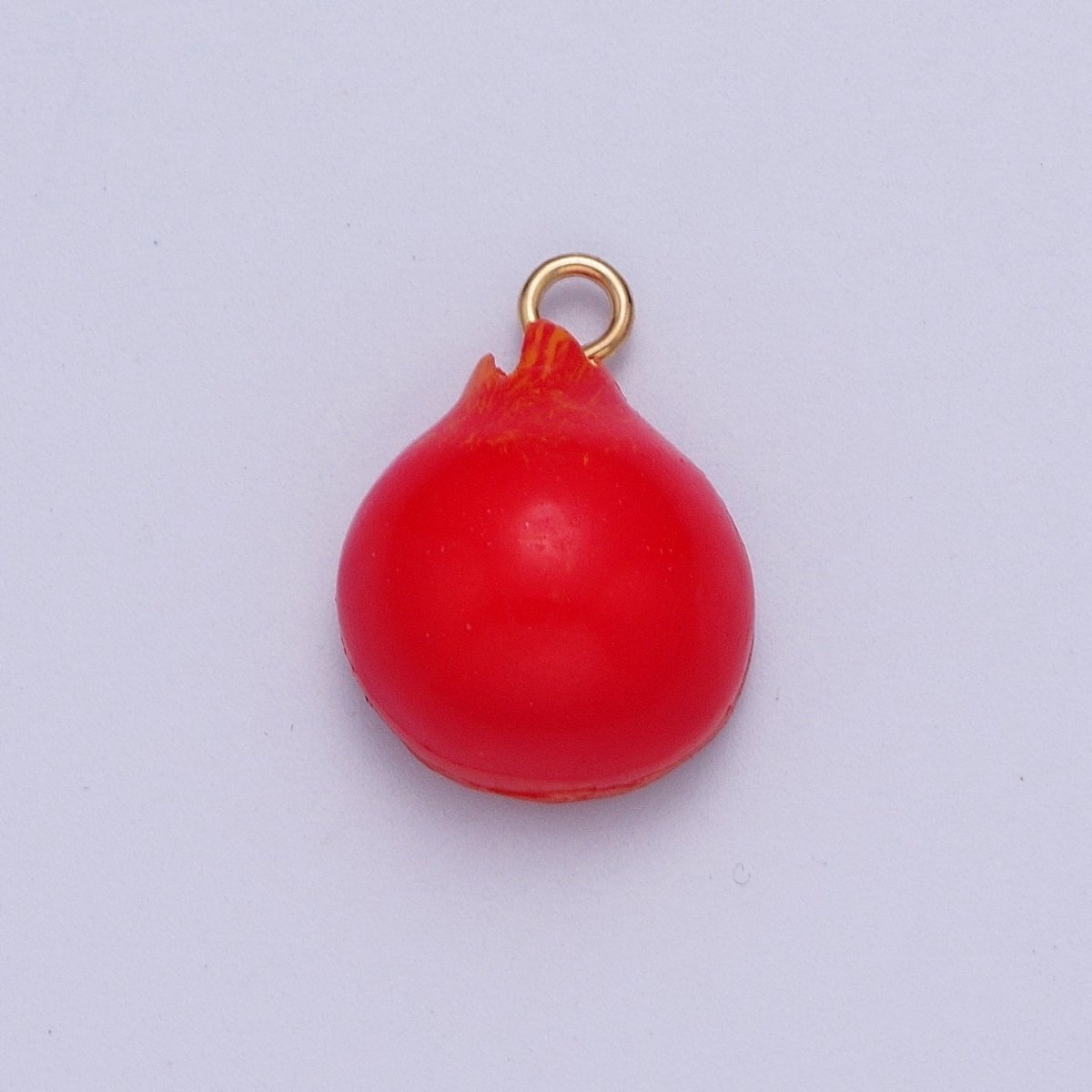 Miniature Fruit Charms, Pomegranate Pendants, Novelty Fruit for Earrings Making or Necklace Making X-749 - DLUXCA