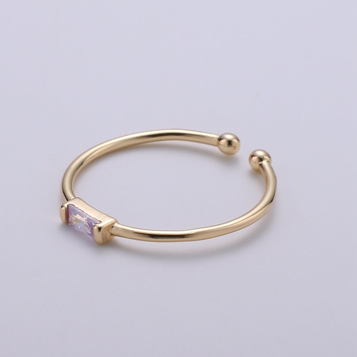 Minimalist Birthstone Ring • Cz Ring in Gold • Dainty Birthstone Ring • Stacking Ring • Valentine Gifts for Mom Wife Friend R-215 R-216 R-218 R-219 R-220 R-223