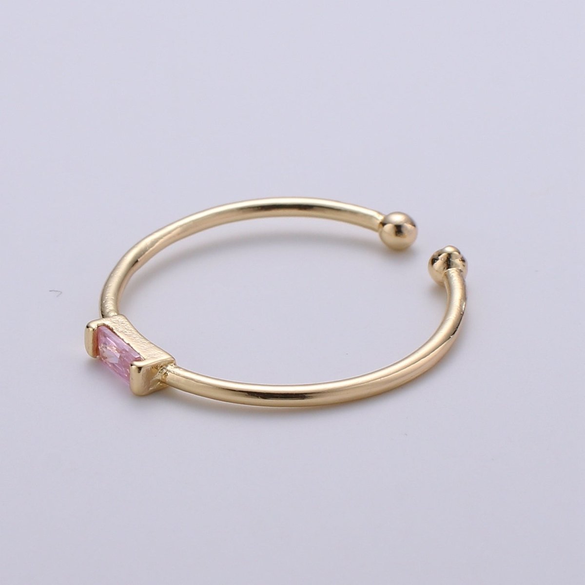 Minimalist Birthstone Ring • Cz Ring in Gold • Dainty Birthstone Ring • Stacking Ring • Valentine Gifts for Mom Wife Friend R-215 R-216 R-218 R-219 R-220 R-223