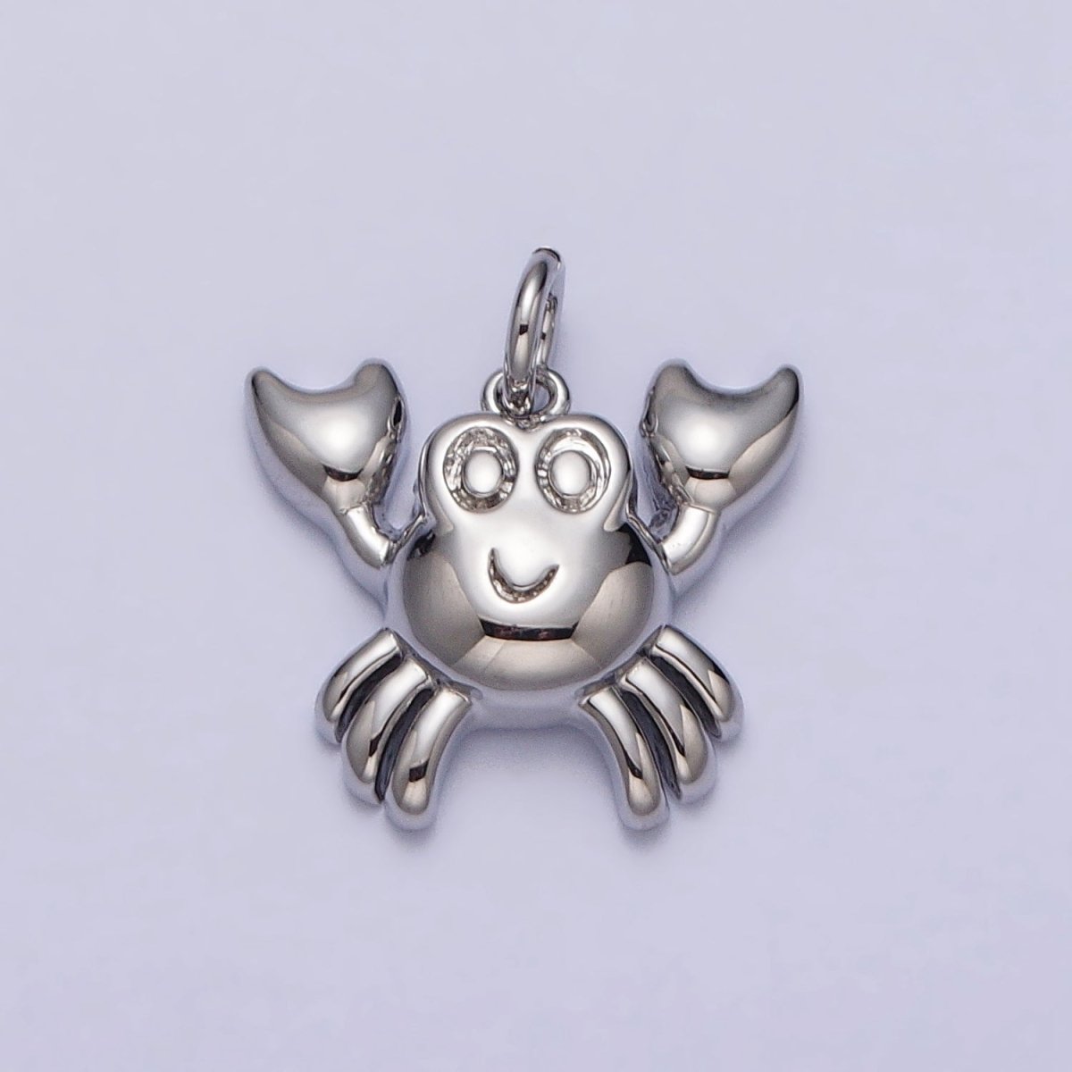 Minimalist Crustacean Crab Animal Add-On Charm in Gold & Silver | AC189
