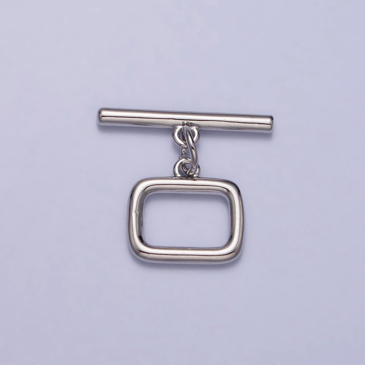 Minimalist Rectangular Toggle Clasps Jewelry Closure Supply in Gold & Silver | Z-078 Z-079