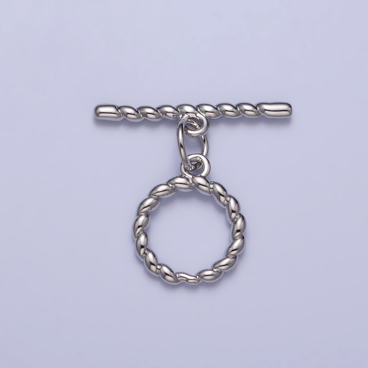 Minimalist Twisted Mini Croissant Toggle Clasps Jewelry Closure Supply in Gold & Silver | Z-101 Z-102