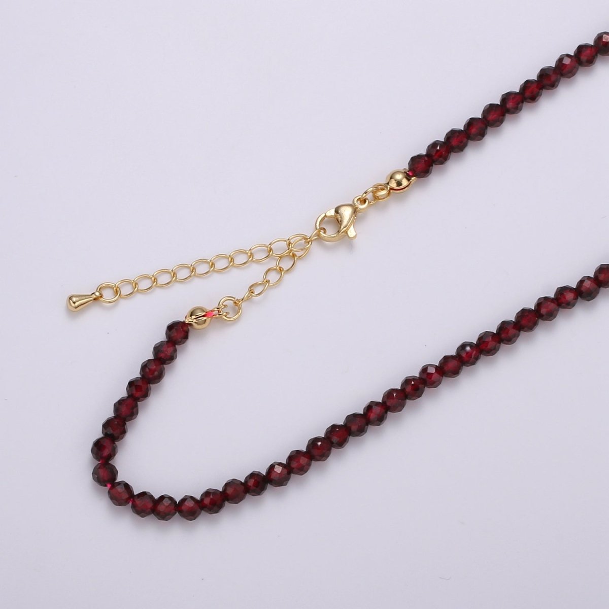 Multicolor Natural Gemstone Beads Morganite Amazonite Pink Rose Quartz Moonstone Purple Amethyst Necklace Ready To Wear | WA-012 Clearance Pricing