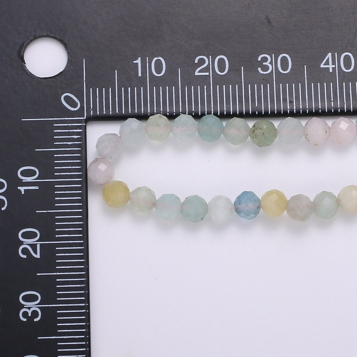 Multicolor Natural Gemstone Beads Morganite Amazonite Pink Rose Quartz Moonstone Purple Amethyst Necklace Ready To Wear | WA-012 Clearance Pricing