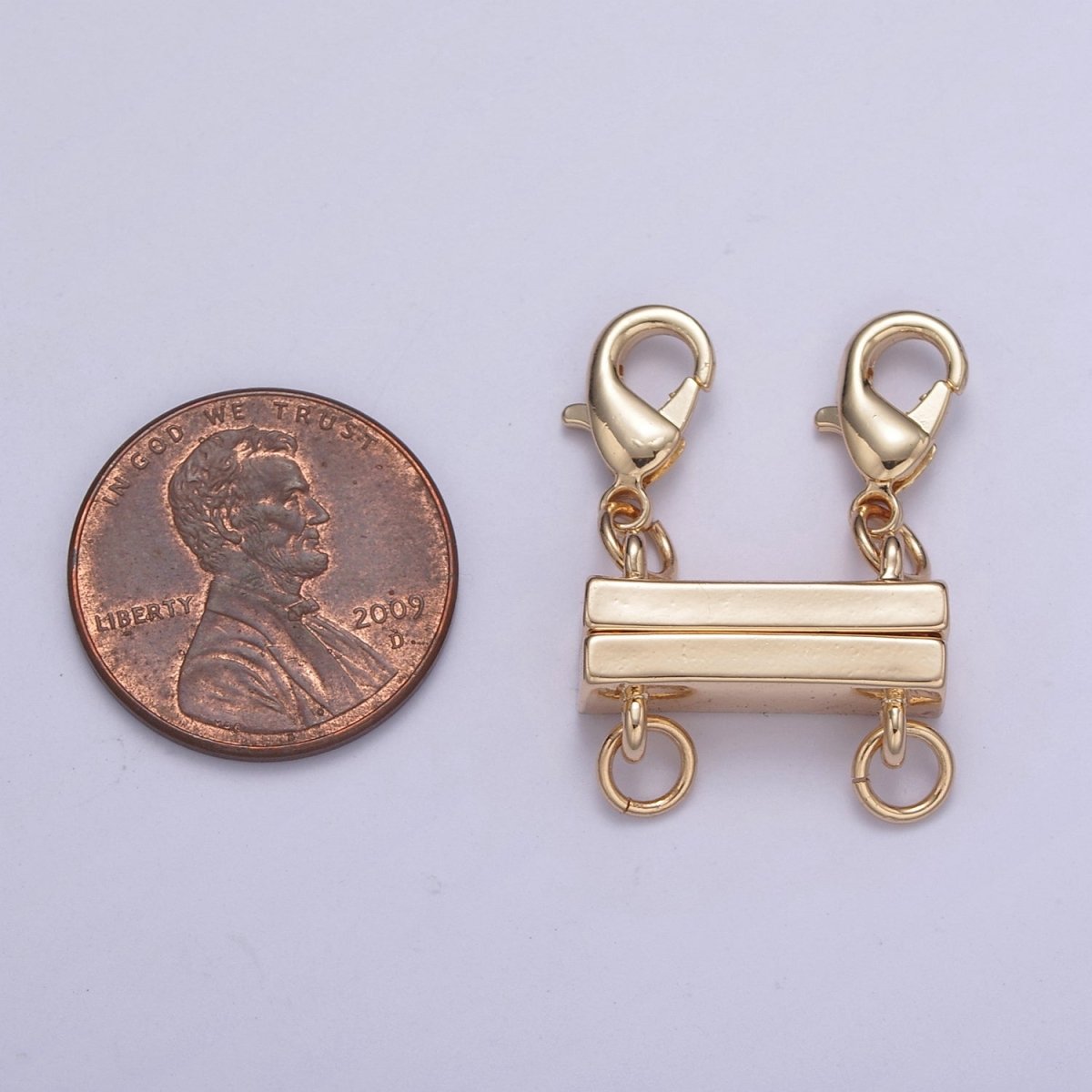 New Gold Magnetic Necklace Detangler, Multiple Strand Chain Necklace / Bracelet for Layering Stackable L-576~L-579 L-724