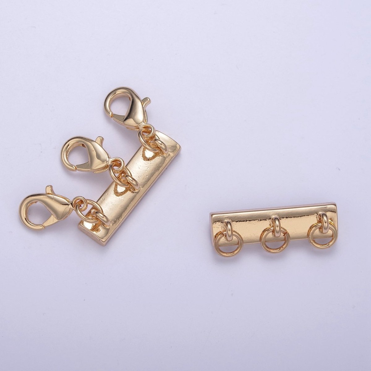 New Gold Magnetic Necklace Detangler, Multiple Strand Chain Necklace / Bracelet for Layering Stackable L-576~L-579 L-724