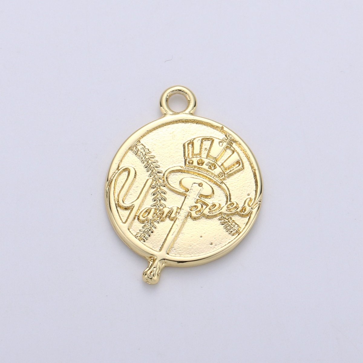New York Charm, New York Pendant, Gold New Yorker Charm Dainty Small Charm for Bracelet Necklace Earring, C-881