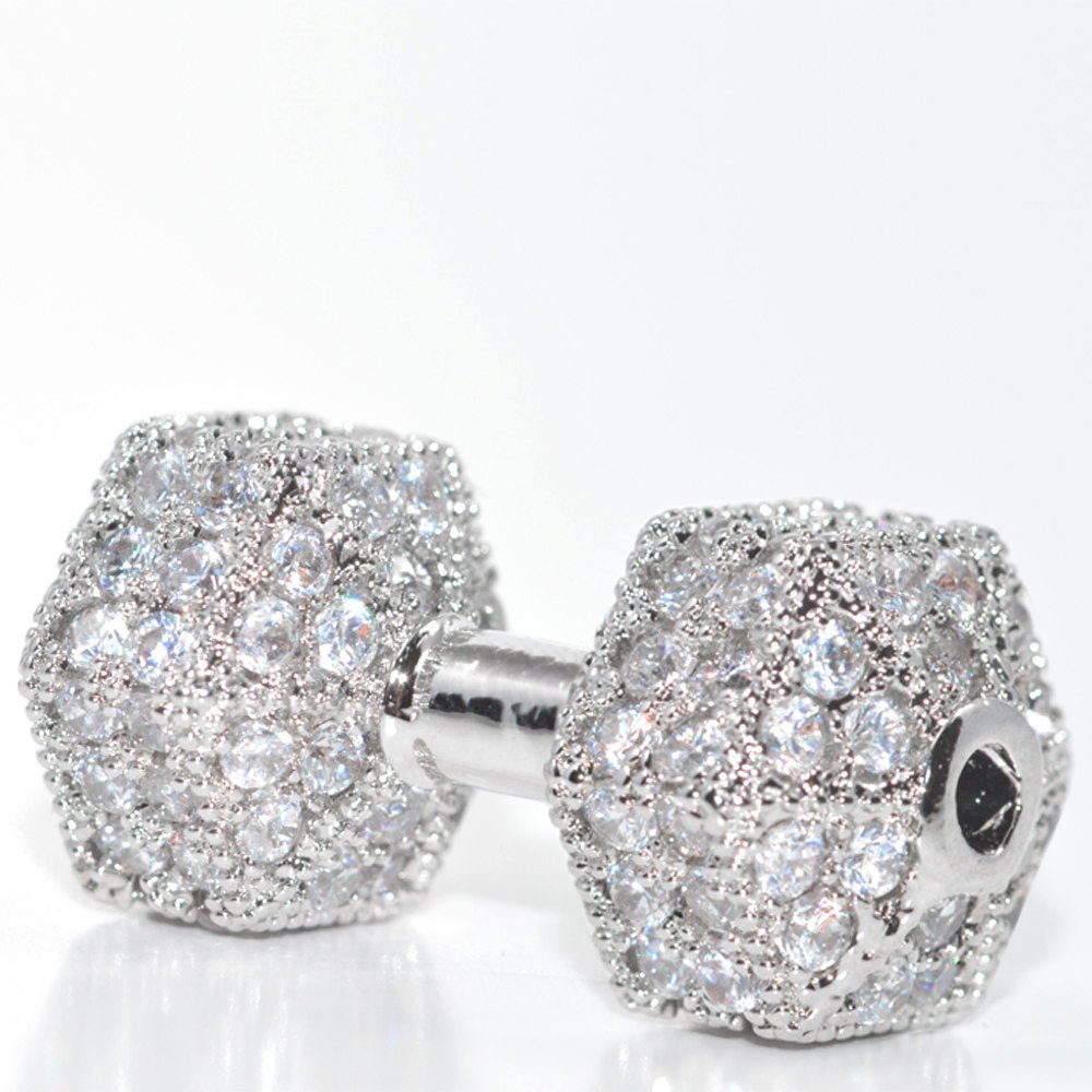 On Sale! CLEARANCE! Gold Filled Weight Lifting Sports Bracelet Charm Connector Genuine Cubic Zirconia Crystal Paved Design Cooper Plated Material | B-160