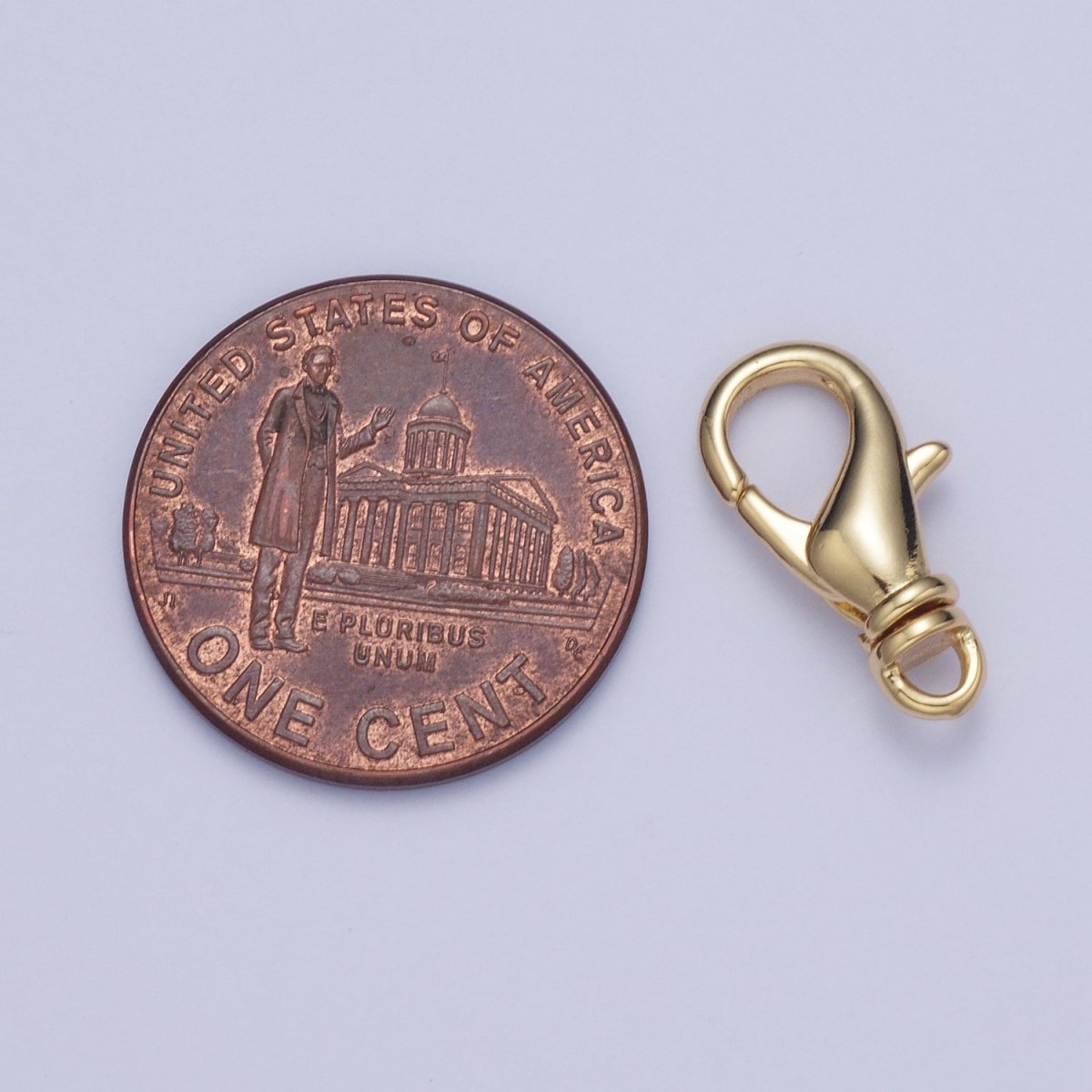 OS 24K Gold Filled Lobster Clasps Closure Findings Supply For Jewelry Making L-914 - DLUXCA