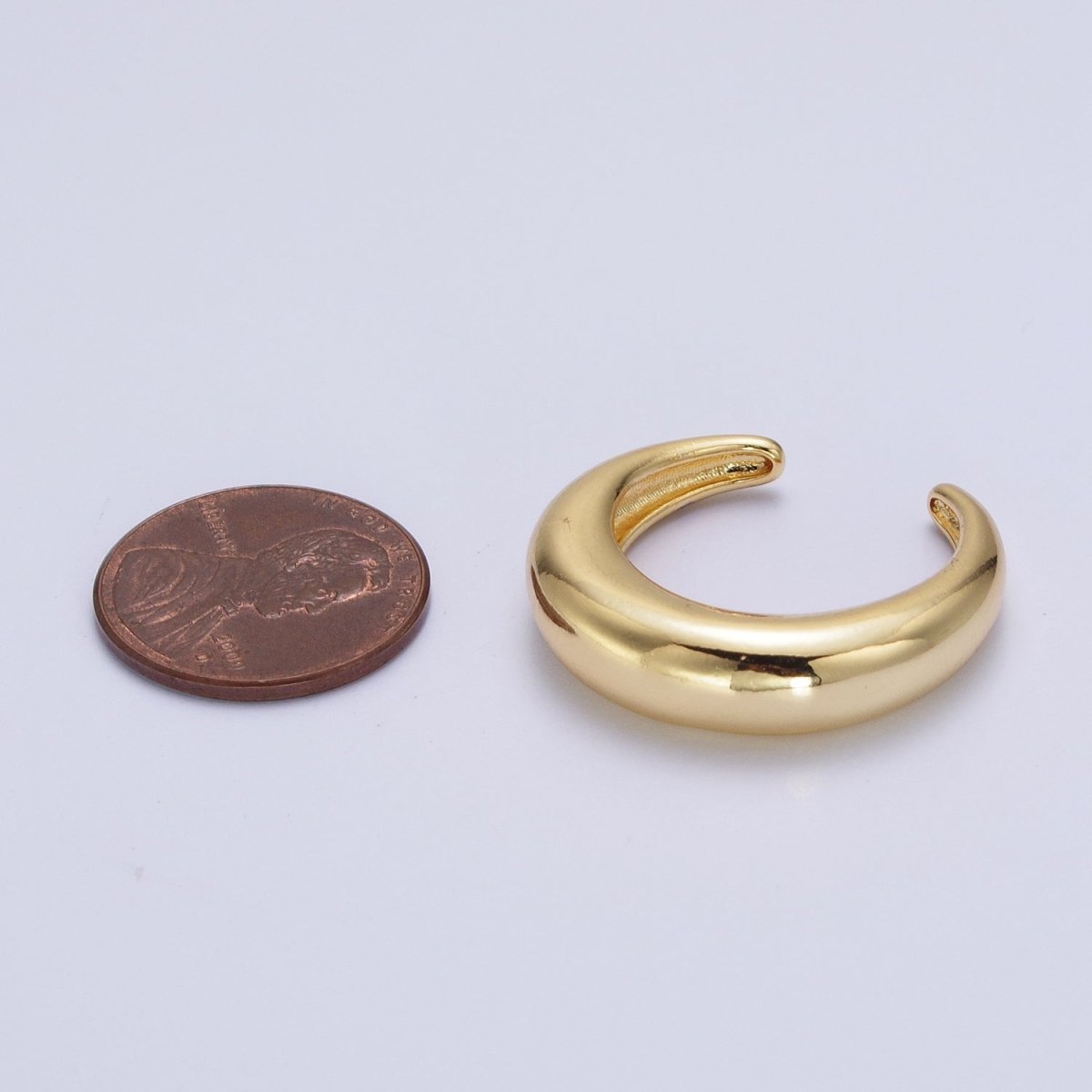 OS Chunky Statement Ring Gold Dome Ring • Minimalist Ring Midi Signet Ring • Gift for Her • R-188