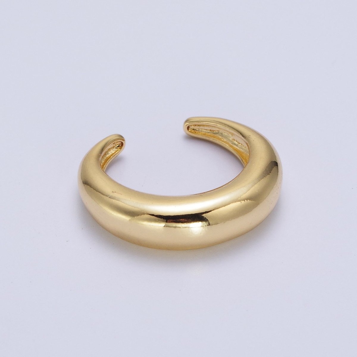 OS Chunky Statement Ring Gold Dome Ring • Minimalist Ring Midi Signet Ring • Gift for Her • R-188
