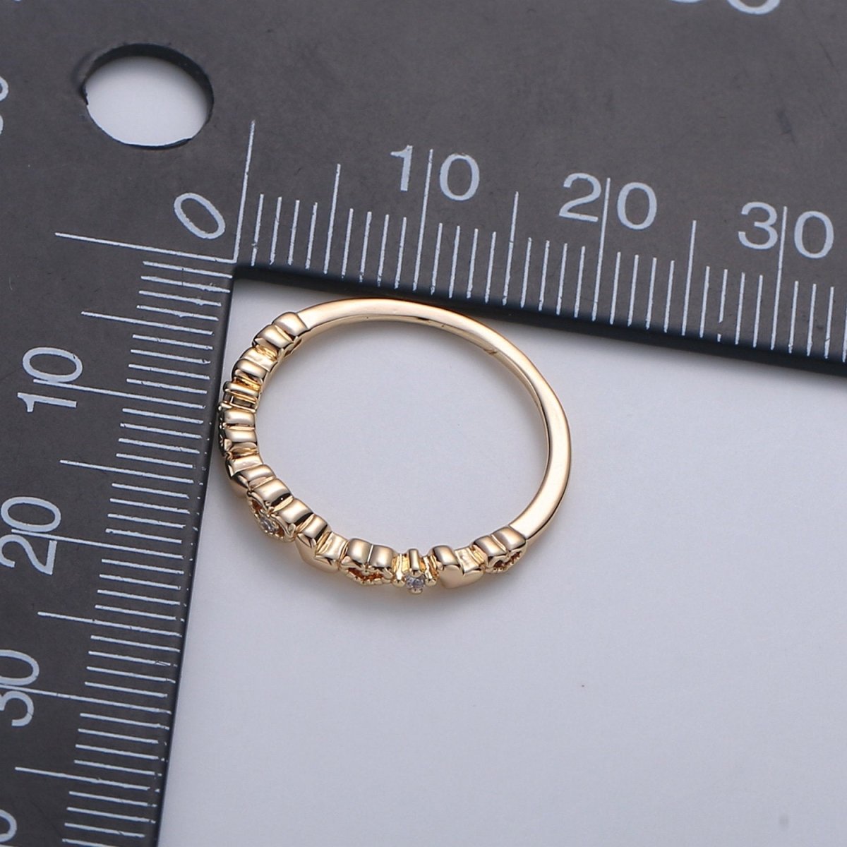 OS Gold Heart Ring, Dainty Love Ring, Minimalist Heart Ring, Minimalist Ring, Gold Stack Ring, Relationship Jewelry R049