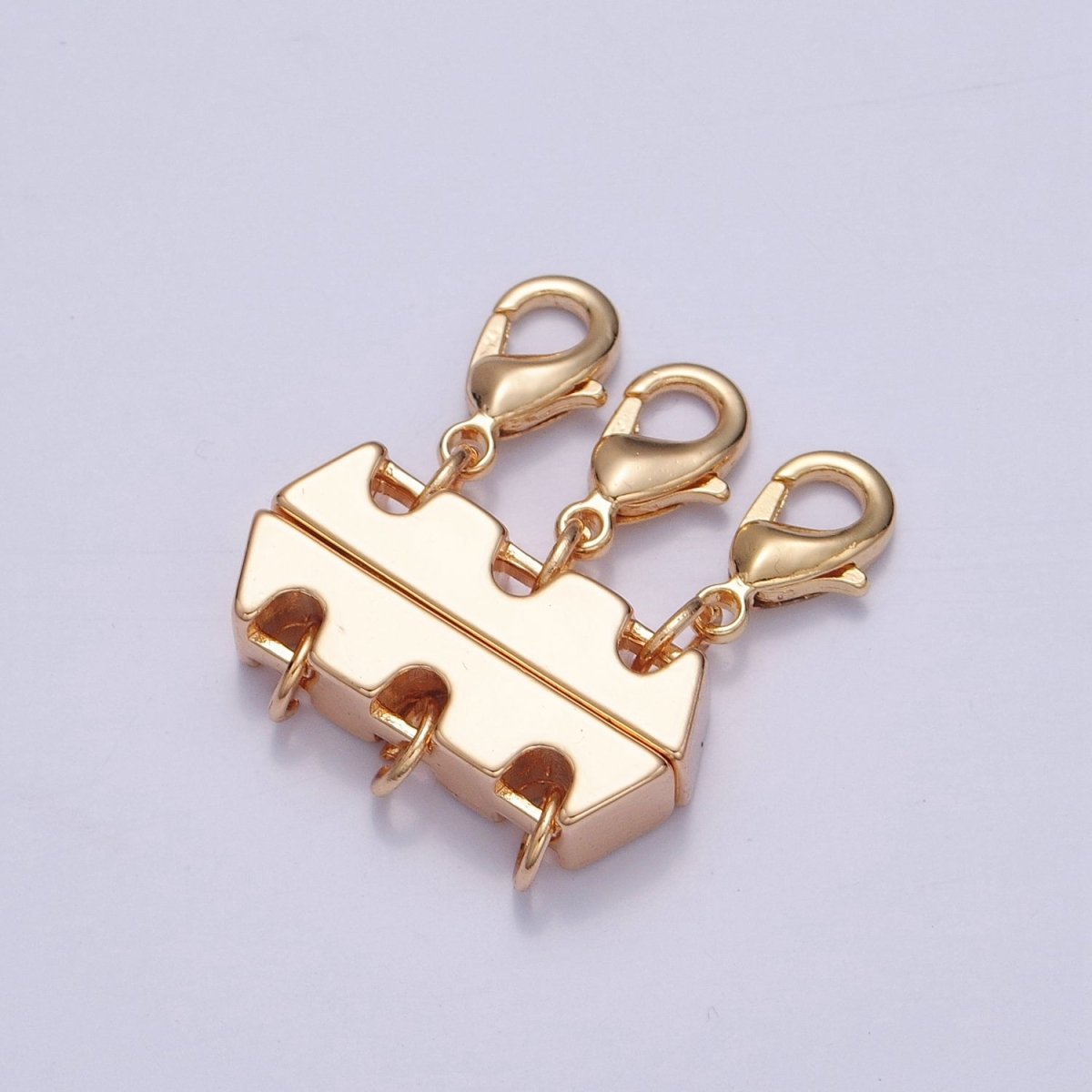 OS Gold Layered Necklace Clasp Detangler Necklace Separator for Layering – Light Weight, Tangle Free and Tarnish Free  L-780 L-781