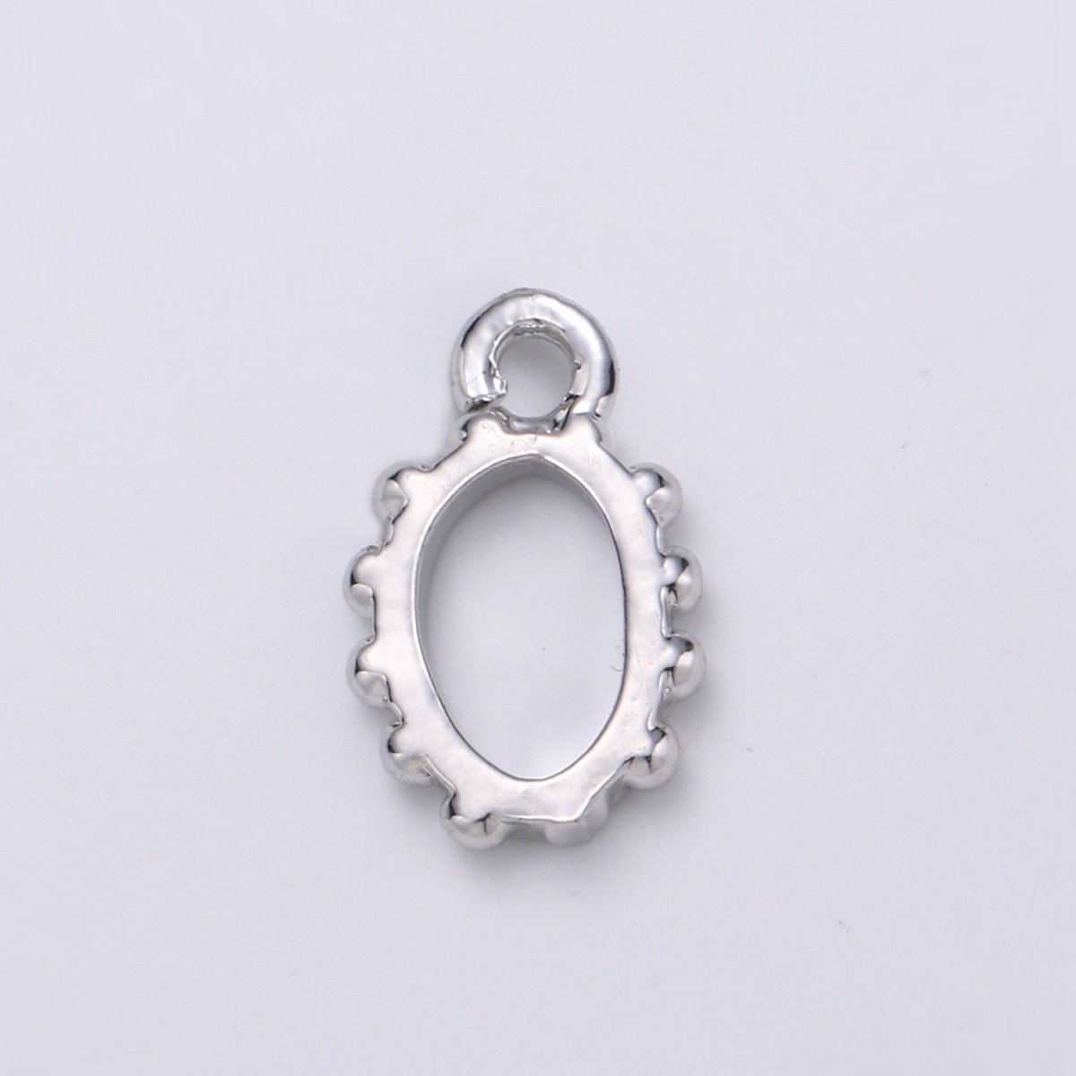 Oval Gold Bail, Silver bail, Lead Nickel free, Pendant bail  Rose Gold bail for charm Necklace making supplies, Jewelry supplies K-811 - K-814