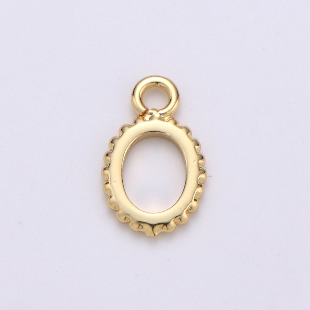 Oval Gold Bail, Silver bail, Lead Nickel free, Pendant bail  Rose Gold bail for charm Necklace making supplies, Jewelry supplies K-811 - K-814