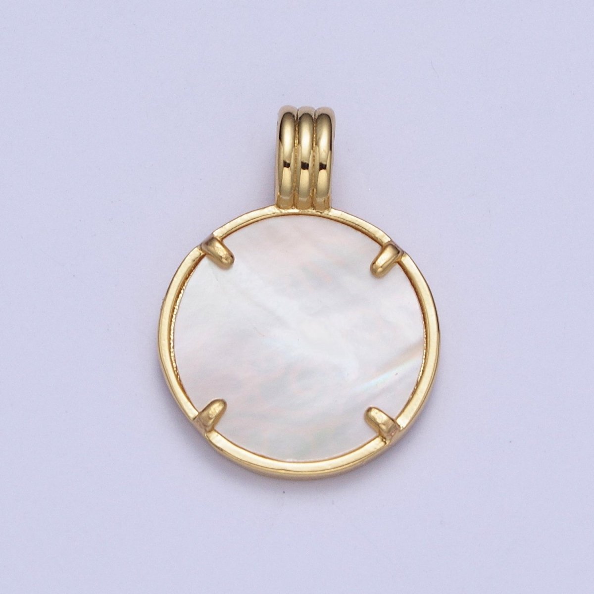 Pearl Collection Gold Element Charm Fire Wind Earth Ocean Wave Charm 24K Gold Filled Medallion for Necklace Bracelet Supply X-402 - X-405