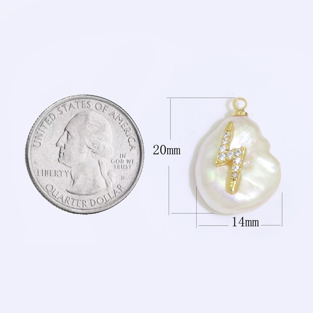 Pearl Gold Evil Eye Charm, Bee, Thunder, Weed, Star Charm Dainty Pear Freeform Pearl Jewelry for Amulet Pendant Jewelry Supply P-1826 P-1827